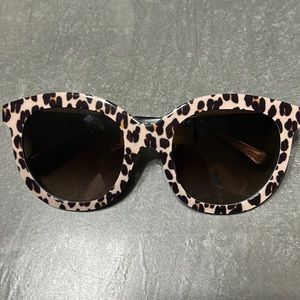 KATE SPADE hello sunshine cheetah sunglasses